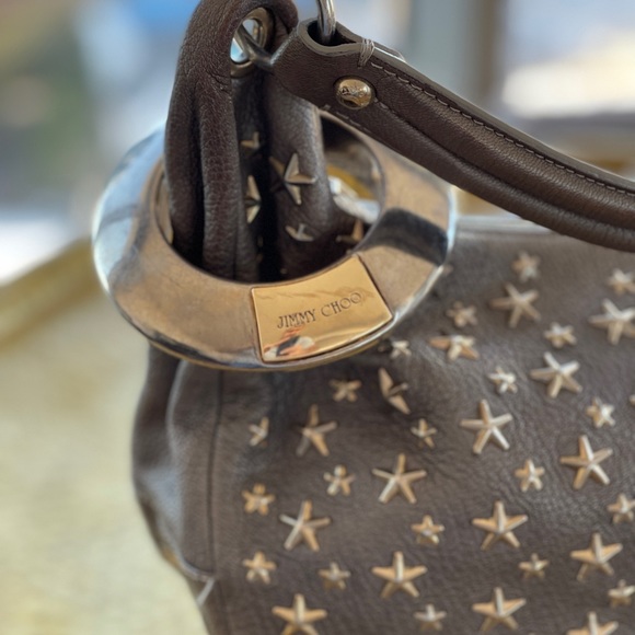 Jimmy CHOO Stars Studs Shoulder Bag - Picture 16 of 17